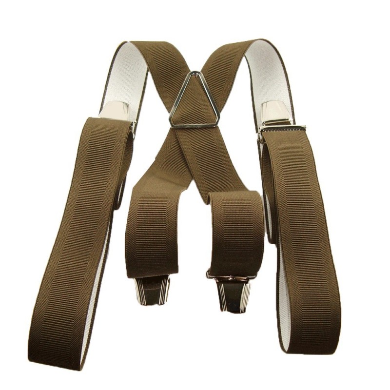 Bretelles homme vert kaki