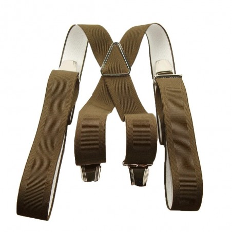 Bretelles homme vert kaki