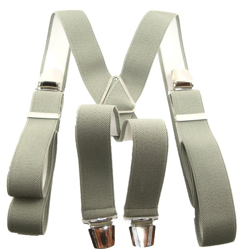 Bretelle homme gris foncé 120cm