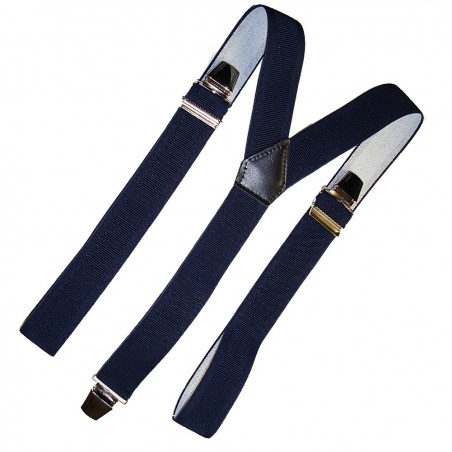 Bretelles homme marine